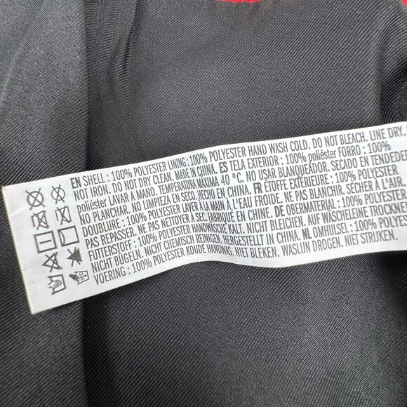 Forever 21 Womens Mini Skirt Sz M Red Black Plaid Zip Front Academia Goth Grunge - Picture 8 of 12